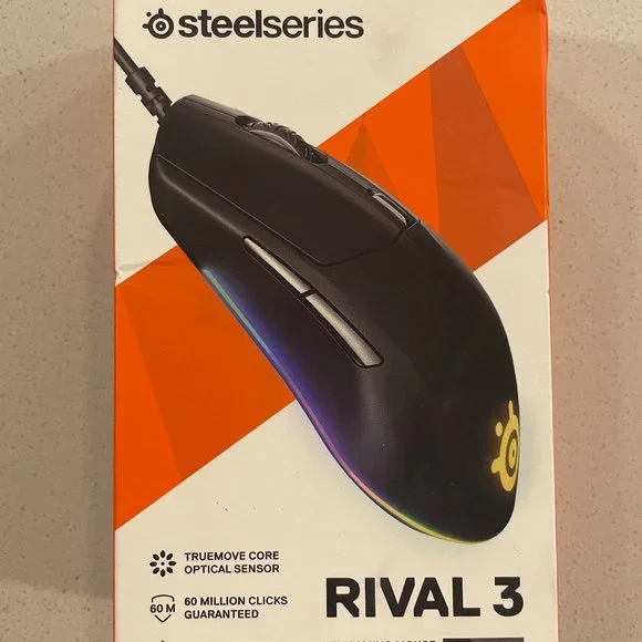 STEELSERIES RIVAL 3 MOUSE MICE FOR PC / MAC - Picture 1 of 1